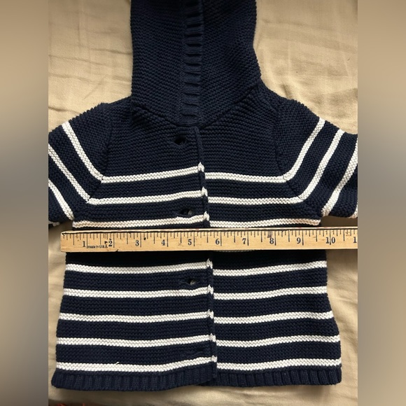 Old Navy Baby 6-12M Hooded Cardigan Sweater - Picture 5 of 7